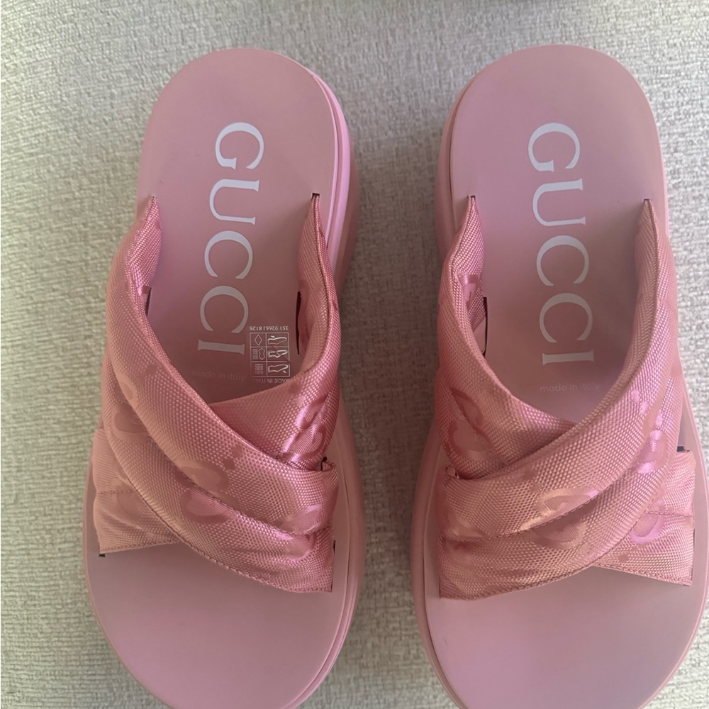 Brand new Gucci slides. Never worn.